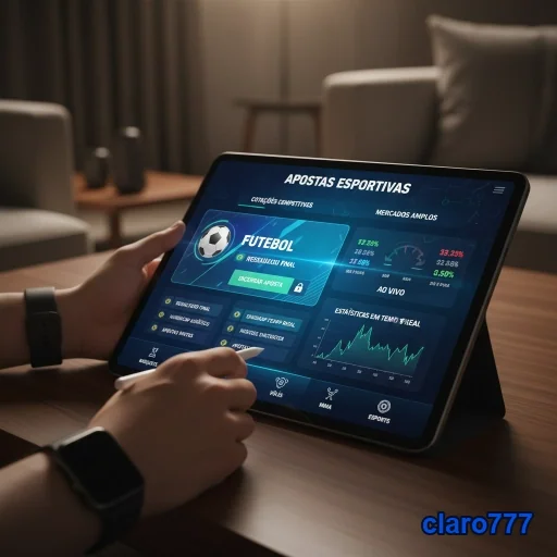 Ilustração de Aposte com Agilidade em Seu Dispositivo Móvel