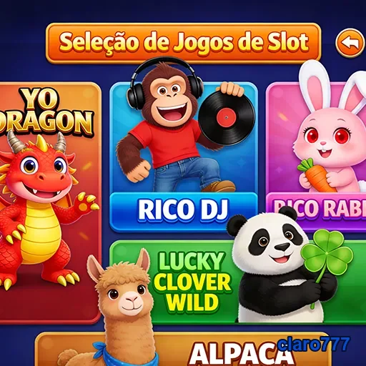 Ilustração de Variedade de Jogos de Slots